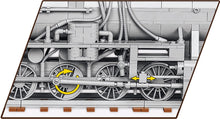Load image into Gallery viewer, Kriegslokomotive Baureihe locomotive with coal wagon brick model - COBI 6281 - 2476 brick train - ModelBricks