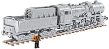 Load image into Gallery viewer, Kriegslokomotive Baureihe locomotive with coal wagon brick model - COBI 6281 - 2476 brick train - ModelBricks