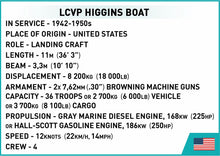 Load image into Gallery viewer, LCVP Higgins Boat brick model - COBI 4849 - 715 bricks