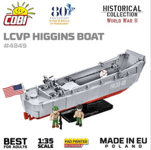 Load image into Gallery viewer, LCVP Higgins Boat brick model - COBI 4849 - 715 bricks