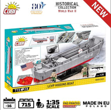 Load image into Gallery viewer, LCVP Higgins Boat brick model - COBI 4849 - 715 bricks