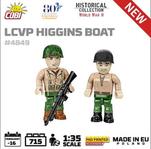 Load image into Gallery viewer, LCVP Higgins Boat brick model - COBI 4849 - 715 bricks