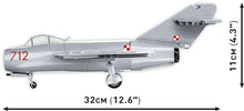 Load image into Gallery viewer, LIM - 1 (MiG-15SB) - Polish Air Force 1952 brick plane model - COBI 5822 - 504 bricks - ModelBricks