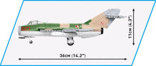 Load image into Gallery viewer, LIM-5 Polish Air Force 1959 brick plane model - COBI 5824 - 575 bricks - ModelBricks