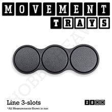 Load image into Gallery viewer, 28mm Movement Trays for Tabletop Games | Wargaming | Full Range - ModelBricks