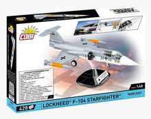 Load image into Gallery viewer, Lockheed F-104 Starfighter (Luftwaffe) brick plane model - COBI 5907 - 420 bricks
