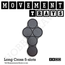 Load image into Gallery viewer, 28mm Movement Trays for Tabletop Games | Wargaming | Full Range - ModelBricks