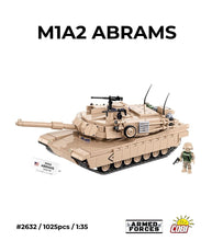 Load image into Gallery viewer, M1A2 Abrams brick tank model - COBI 2632 - 1013 bricks