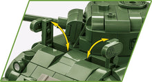 Load image into Gallery viewer, M4A1 Sherman brick tank model - COBI 3126 - 663 bricks