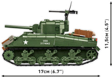 Load image into Gallery viewer, M4A1 Sherman brick tank model - COBI 3126 - 663 bricks