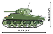Load image into Gallery viewer, M4A3 Sherman tank brick model - COBI 2570 - 852 bricks