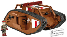 Load image into Gallery viewer, Mark V (Male) no. 9199 WWI brick model - COBI 2995 - 844 bricks