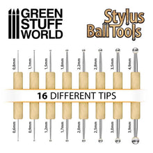 Load image into Gallery viewer, Green Stuff World: Stylus Ball Sculpting Tool Set - 8pc - ModelBricks
