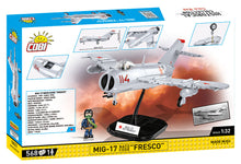 Load image into Gallery viewer, MIG-17 "Fresco" brick plane model - COBI 5823 - 568 bricks