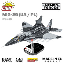 Load image into Gallery viewer, MIG 29 brick plane model - COBI 5840 - 590 bricks - ModelBricks