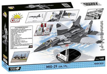 Load image into Gallery viewer, MIG 29 brick plane model - COBI 5840 - 590 bricks - ModelBricks