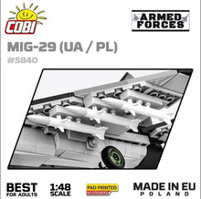 Load image into Gallery viewer, MIG 29 brick plane model - COBI 5840 - 590 bricks - ModelBricks