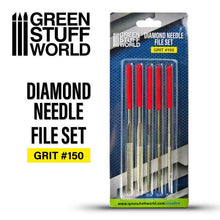Load image into Gallery viewer, Green Stuff World: Diamond Needle File Set x5 - ModelBricks