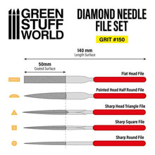 Load image into Gallery viewer, Green Stuff World: Diamond Needle File Set x5 - ModelBricks