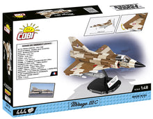 Load image into Gallery viewer, Mirage IIIC brick plane model - COBI 5818 - 444 bricks