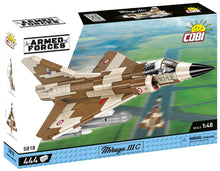 Load image into Gallery viewer, Mirage IIIC brick plane model - COBI 5818 - 444 bricks