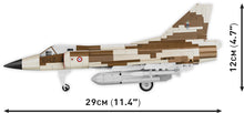 Load image into Gallery viewer, Mirage IIIC brick plane model - COBI 5818 - 444 bricks