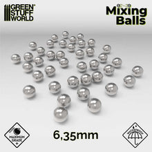 Load image into Gallery viewer, Green Stuff World: 6.35mm Steel Mixing Balls - 40pc - ModelBricks