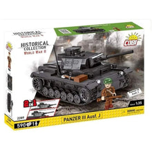 Load image into Gallery viewer, Panzer III Ausf. J brick tank model - COBI 2289 - 590 bricks