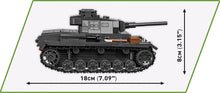 Load image into Gallery viewer, Panzer III Ausf. J brick tank model - COBI 2289 - 590 bricks