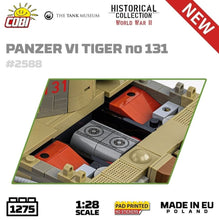 Load image into Gallery viewer, Panzer VI Tiger I 131 The Tank Museum brick tank model - COBI 2588 - 1275 bricks