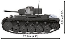 Load image into Gallery viewer, Panzerkampfwagen II Ausf. F brick tank model - COBI 2597 - 812 bricks