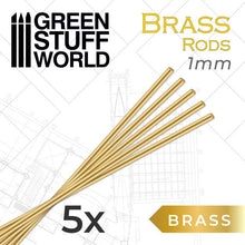 Load image into Gallery viewer, Green Stuff World: Brass Pinning Rods - 5pc - ModelBricks