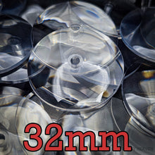 Load image into Gallery viewer, 32mm Round Flying Clear Plastic Base - ModelBricks