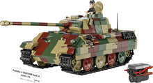 Load image into Gallery viewer, Pz.Kpfw. V Panther Ausf. A brick tank model- COBI 2654 - 1150 bricks