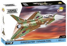 Load image into Gallery viewer, RAF Typhoon FGR4 "Gina" brick plane model - COBI 5843 - 577 bricks