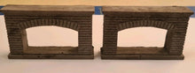Load image into Gallery viewer, 2 x 1:24th Scale Fireplaces in Grey - ModelBricks