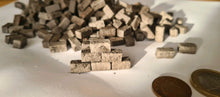 Load image into Gallery viewer, 1:35 Scale Diorama Building War Gaming Grey Stone Blocks Bricks 12mm L 6mm W x 6mm H - ModelBricks