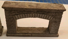 Load image into Gallery viewer, 2 x 1:24th Scale Fireplaces in Grey - ModelBricks