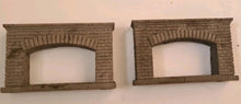Load image into Gallery viewer, 2 x 1:24th Scale Fireplaces in Grey - ModelBricks