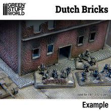 Load image into Gallery viewer, Green Stuff World: 15mm Textured Rolling Pin - Dutch Bricks - ModelBricks