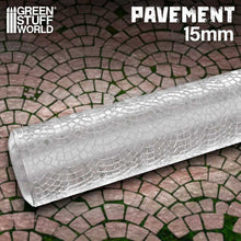 Load image into Gallery viewer, Green Stuff World: 15mm Textured Rolling Pin - Pavement - ModelBricks