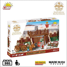 Load image into Gallery viewer, Roman Camp Gate brick model - COBI 20077 - 600 bricks