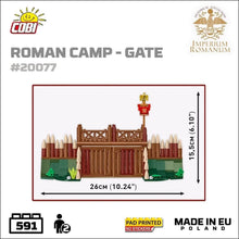 Load image into Gallery viewer, Roman Camp Gate brick model - COBI 20077 - 600 bricks