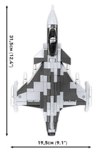 Load image into Gallery viewer, Saab JAS 39 Gripen E brick plane model - COBI 5820 - 480 bricks