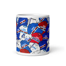 Load image into Gallery viewer, Sampdoria Retro Shirts Collage Ceramic Football Mug