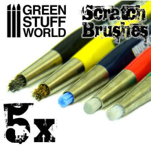 Load image into Gallery viewer, Green Stuff World: Scratch Brush Pen Set - 5pc - ModelBricks