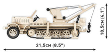 Load image into Gallery viewer, SD.KFZ.9/1 Famo Half-Track brick model - COBI 2281 - 498 bricks