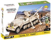 Load image into Gallery viewer, SD.KFZ.9/1 Famo Half-Track brick model - COBI 2281 - 498 bricks
