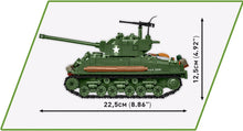Load image into Gallery viewer, Sherman M4A3E8 (76)W brick tank model- COBI 3118 - 865 bricks