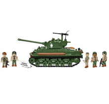 Load image into Gallery viewer, Sherman M4A3E8 (76)W brick tank model- COBI 3118 - 865 bricks
